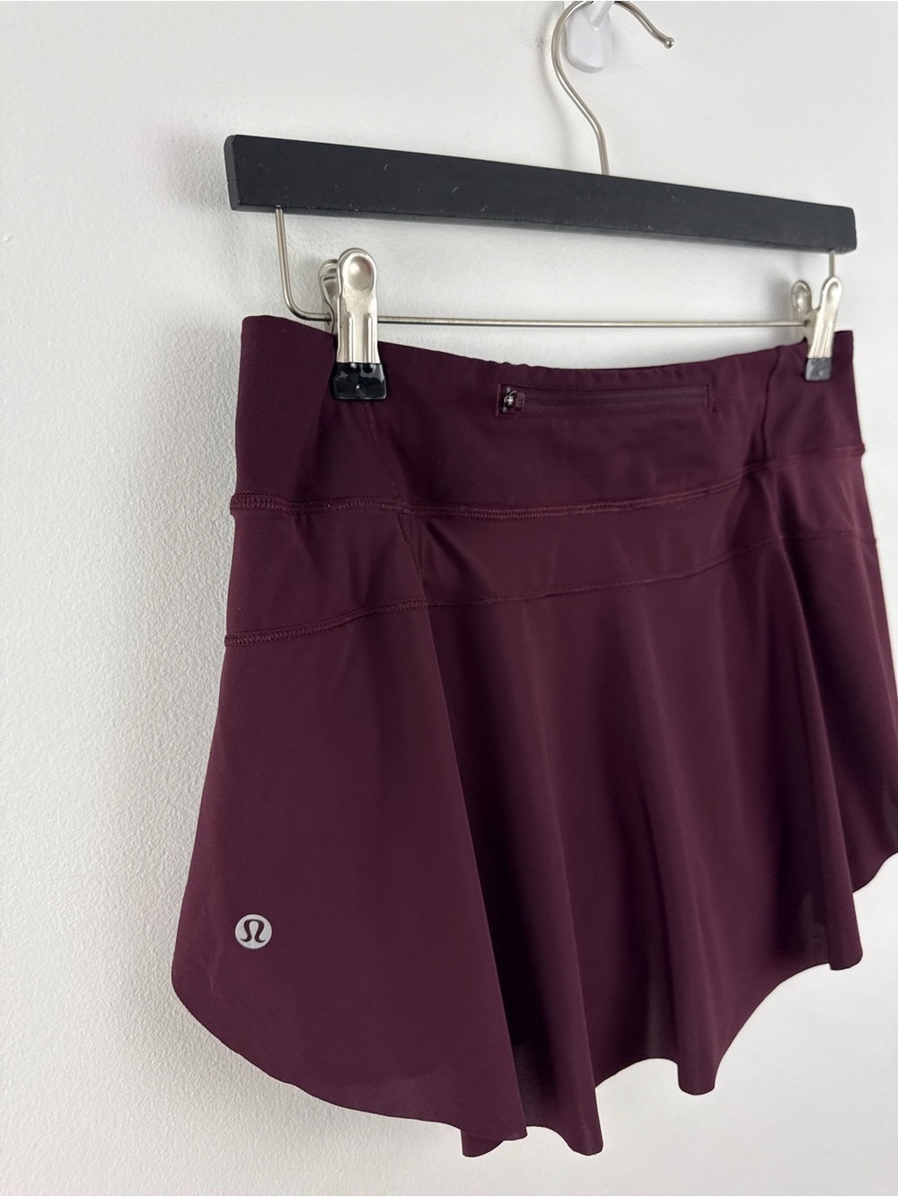 LULULEMON Quick Pace Skirt Deep Plum Athletic Skort. Size 6 - Picture 6 of 11